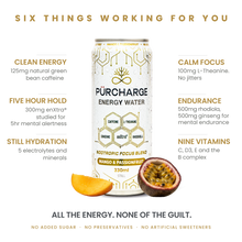 Energy Water - Mango & Passion Pack of 12