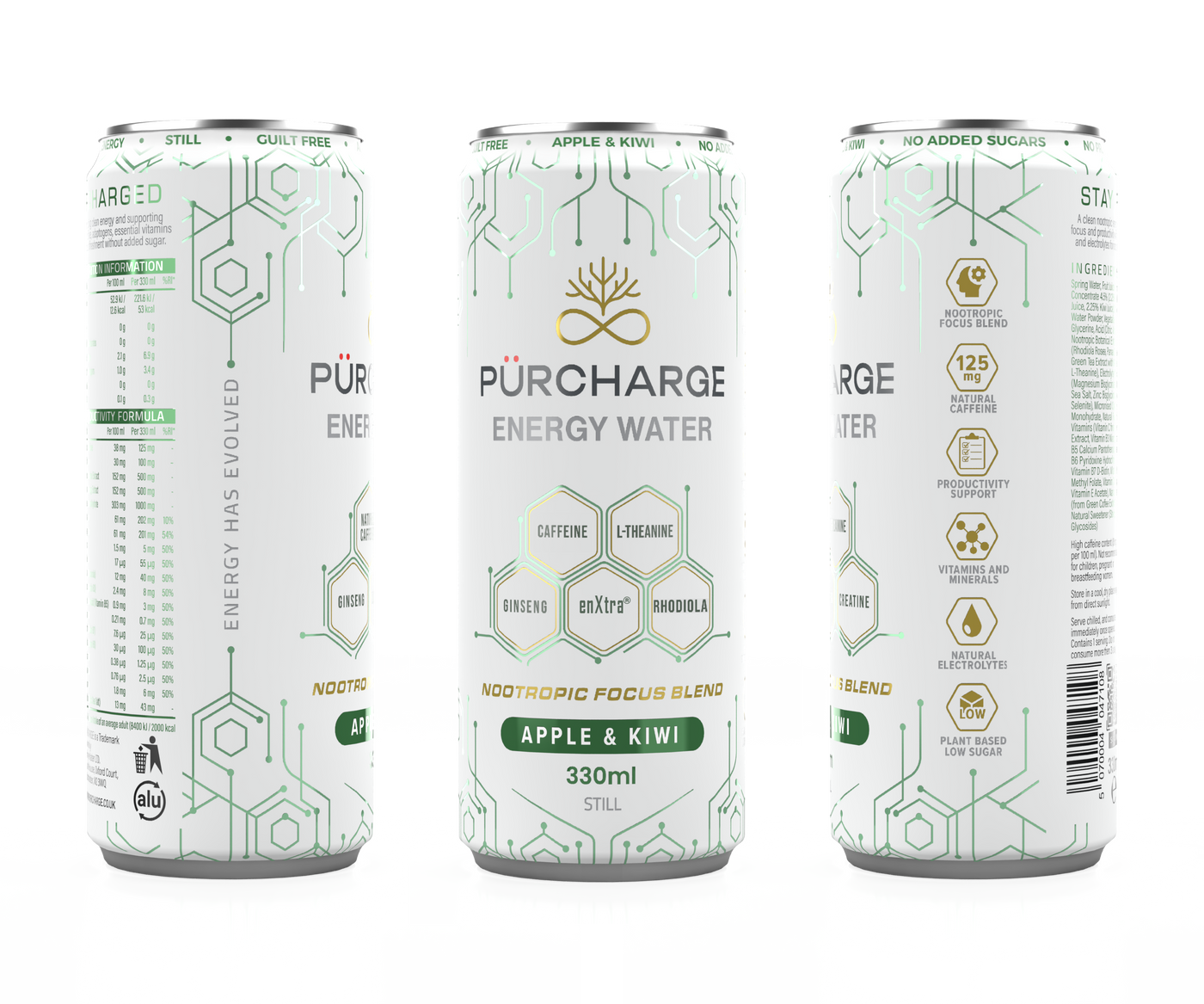 Energy Water - Apple & Kiwi Pack of 12